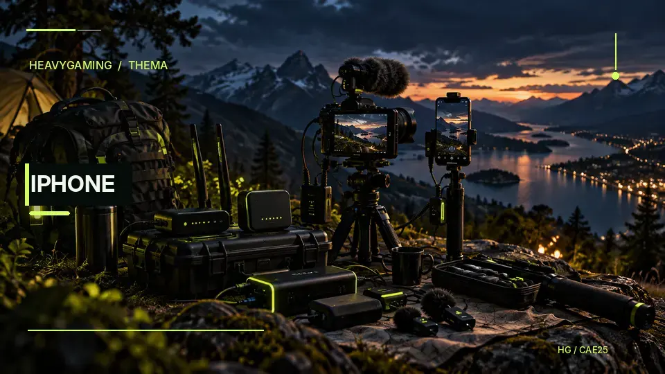 KI-generierte Illustration zu IRL Streaming, kein dokumentarisches Softwarebild