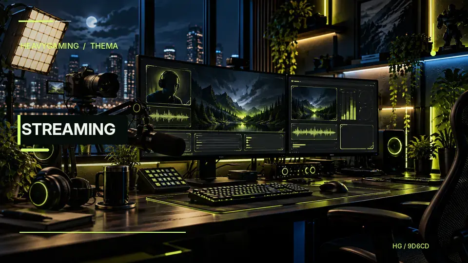 KI-generiertes Themenmotiv zu Streaming